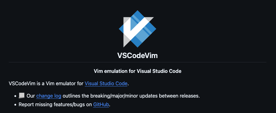 My Vim setup in VSCode